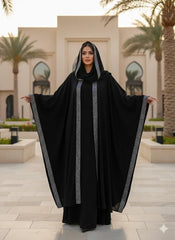 4-PCS HALEEMA PREMIUM ( BLACK) & (WHITE)