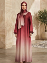 PREMIUM TIE & DIE ABAYA ( With Staller )