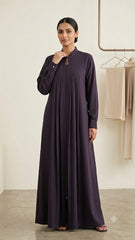 ELEGANT ZIP FRONT ABAYA