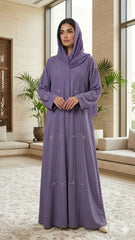 CLASSIC MAUVE MODEST WEAR ABAYA