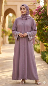 LUXURY CUT DANA CUFF ABAYA
