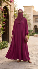 4-Pcs Turkish Upper Abaya Set