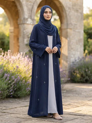PREMIUM CUT DANA UPPER WITH INNER WITH CUT DANA STROLLER ABAYA SET