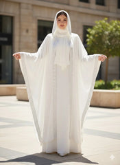 4-PCS HALEEMA PREMIUM ( BLACK) & (WHITE)