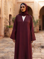 Romantic Sleeves Embroidery Abaya
