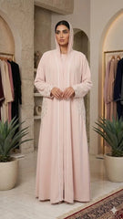 LUXURY EMBROIDERED POCKET ABAYA
