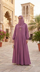 4-Pcs Turkish Upper Abaya Set