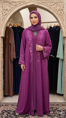 ELEGANT JOIN UPER ABAYA